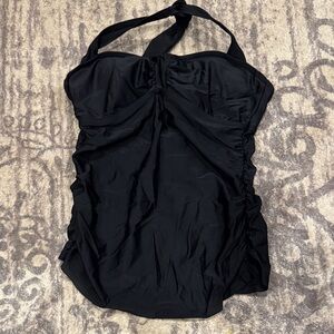 Black Halter Tankini